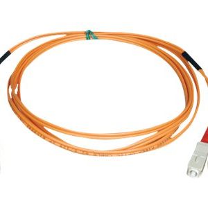 Tripp Lite   15M Duplex Multimode 50/125 Fiber Optic Patch Cable LC/SC 50′ 50ft 15 Meter patch cable 15 m orange N516-15M