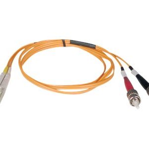 Tripp Lite   20M Duplex Multimode 50/125 Fiber Optic Patch Cable LC/ST 65′ 65ft 20 Meter patch cable 20 m orange N518-20M