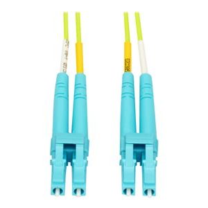 Tripp Lite   LC to LC Multimode Duplex Fiber Optics Patch Cable, 1 Meter 100Gb, 50/125, OM5, LC/LC, Lime Green patch cable 1 m lime green N820-01M-OM5