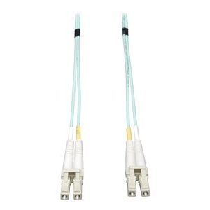 Tripp Lite   12M 10Gb Duplex Multimode 50/125 OM3 LSZH Fiber Cable LC/LC 12 Meters patch cable 12 m aqua blue N820-12M