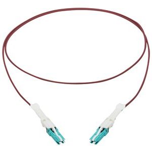 Tripp Lite   400G Duplex Multimode 50/125 OM4 Fiber Optic Cable (CS-PC/CS-PC), Round LSZH Jacket, Magenta, 1 m network cable 1 m white, magen… N822C-01M-MG