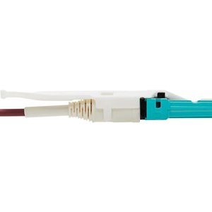 Tripp Lite   400G Duplex Multimode 50/125 OM4 Fiber Optic Cable (CS-PC/CS-PC), Round LSZH Jacket, Magenta, 10 m network cable 10 m white, mag… N822C-10M-MG