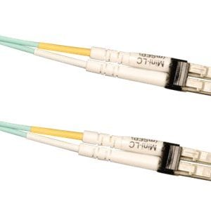 Tripp Lite   1M 10Gb Duplex Multimode 50/125 OM3 LSZH Fiber Optic Patch Cable Mini-LC / Mini-LC Aqua 3′ 3ft 1 Meter patch cable 1 m aqua N838-01M