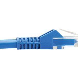 Tripp Lite   M12 X-Code Cat6 1G UTP CMR-LP Ethernet Cable (Right-Angle M12 M/RJ45 M), IP68, PoE, Blue, 3 m (9.8 ft.) network cable 10 ft b… NM12-604-03M-BL