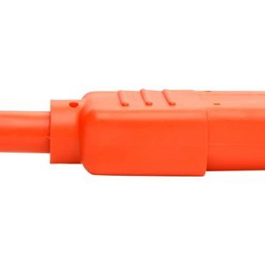 Tripp Lite   6ft Computer Power Extension Cord 10A 18 AWG C14 C13 Orange 6′ power extension cable IEC 60320 C14 to IEC 60320 C13 6 ft P004-006-AOR