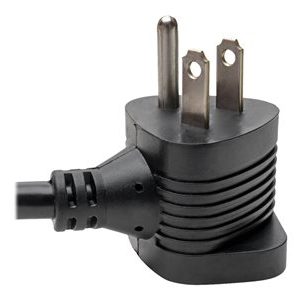 Tripp Lite   Piggyback Extension Cord, NEMA 5-15P/5-15R to C13 13A, 125V, 16 AWG, 6 ft. (1.83 m), Black power cable 6 ft P006-006-515MF