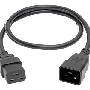 Tripp Lite   3ft Power Cord Extension Cable C19 to C20 Heavy Duty 15A 14AWG 3′ power extension cable IEC 60320 C20 to IEC 60320 C19 3 ft P036-003-15A