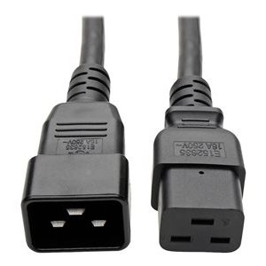 Tripp Lite   6ft Power Cord Extentsion Cable C19 to C20 Heavy Duty 15A 14AWG 6′ power extension cable IEC 60320 C20 to IEC 60320 C19 6 ft P036-006-15A