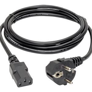Tripp Lite   6ft 2-Prong Computer Power Cord European Cable C13 to SCHUKO CEE 7/7 Plug 10A 6′ power cable IEC 60320 C13 to CEE 7/7 6 ft P054-006
