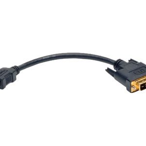Tripp Lite   8in HDMI to DVI Adapter Converter Cable Connector HDMI to DVI-D F/M 8″ adapter HDMI / DVI 8 in P130-08N