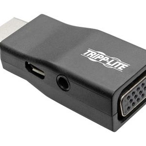 Tripp Lite   Compact HDMI to VGA Adapter with Audio (M/F), 1920 x 1200 (1080p) @ 60 Hz video converter black P131-000-A