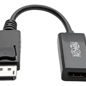 Tripp Lite   DisplayPort to HDMI Adapter Converter 4K, DP 1.2 to HDMI M/F 6″ 6in adapter DisplayPort / HDMI 6 in P136-06N-H2V2LB