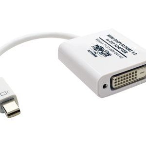 Tripp Lite   Keyspan Mini DisplayPort 1.2 to DVI Active Adapter Converter (Mini-DP Male to DVI Female), 6-in. video converter white P137-06N-DVI-V2