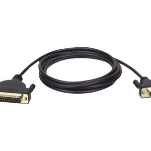 Tripp Lite   6ft AT Serial Modem Cable Gold Connectors DM25M to DB9F 6′ serial cable DB-9 to DB-25 6 ft P404-006
