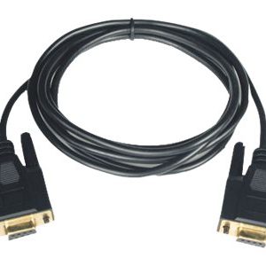 Tripp Lite   6ft Null Modem Serial DB9 RS232 Cable Adapter Gold F/F 6′ null modem cable DB-9 to DB-9 6 ft P450-006