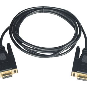 Tripp Lite   10ft Null Modem Serial RS232 Cable Adapter DB9 F/F 10′ null modem cable DB-9 to DB-9 10 ft P450-010