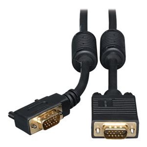 Tripp Lite   6ft VGA Coax Monitor Cable with RGB High Resolution Right Angle HD15 M/M 6′ VGA cable 6 ft P502-006-RA