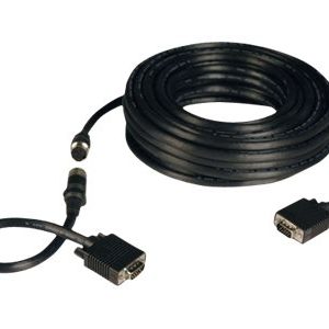 Tripp Lite   50ft VGA Coax Monitor Cable Easy Pull with RGB High Resolution HD15 M/M 50′ VGA cable kit 50 ft P503-050