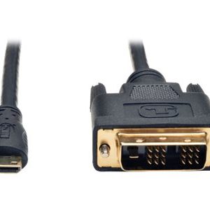 Tripp Lite   10ft Mini HDMI to DVI-D Digital Monitor Adapter Video Converter Cable M/M 10′ adapter cable HDMI / DVI 10 ft P566-010-MINI