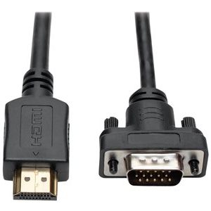 Tripp Lite   HDMI to VGA Active Converter Cable, HDMI to Low-Profile HD15 (M/M), 1920 x 1200/1080p @ 60 Hz, 15 ft. video converter black P566-015-VGA