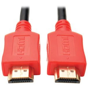 Tripp Lite   10ft High Speed HDMI Cable Digital A/V 4K x 2K UHD M/M Red 10′ HDMI cable 10 ft P568-010-RD