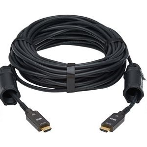 Tripp Lite   High-Speed Armored HDMI Fiber Active Optical Cable (AOC) with Hooded Connectors 4K @ 60 Hz, HDR, IP68, M/M, Black, 70 m HDMI ca… P568FA-70M-WR