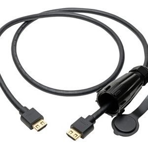Tripp Lite   HDMI Cable High-Speed IP68 Connector Industrial Ethernet M/M 3ft HDMI with Ethernet extension cable 3 ft P569-003-IND