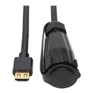 Tripp Lite   HDMI Cable High-Speed IP68 Connector Industrial Ethernet M/M 6ft HDMI with Ethernet extension cable 6 ft P569-006-IND