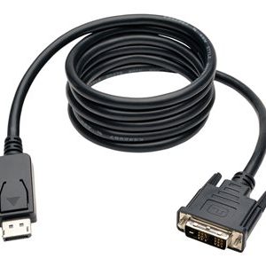 Tripp Lite   6ft DisplayPort to DVI-D / DP to DVI AdapterConverter Single Link Video Cable M/M 6′ display cable 6 ft P581-006