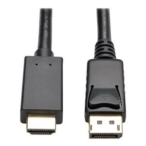 Tripp Lite   3ft DisplayPort to HDMI Adapter Active Converter with Latches DP 1.2 4K x 2K M/M 3′ adapter DisplayPort / HDMI 3 ft P582-003-V2-ACT