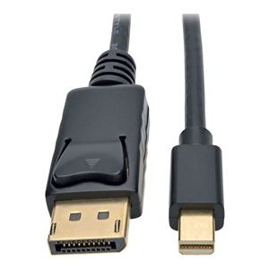 Tripp Lite   Mini DisplayPort to DisplayPort Adapter Cable 4K x 2K M/M Black 3ft DisplayPort cable 3 ft P583-003-BK