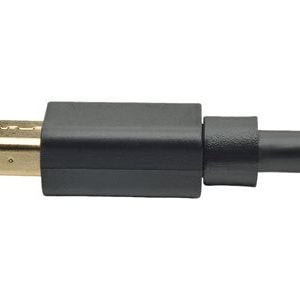 Tripp Lite   Mini DisplayPort to DisplayPort 4K @ 30 Hz Adapter Cable (M/M), 4096 x 2160 (4K x 2K), Black, mDP to DP 1.2, 10 ft DisplayPort ca… P583-010-BK