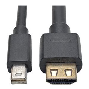 Tripp Lite   Mini DisplayPort 1.2a to HDMI Active Adapter Cable with Gripping HDMI Plug, HDMI 2.0, HDCP 2.2, 4K x 2K @ 60 Hz (M/M), 3 ft a… P586-003-HD-V2A