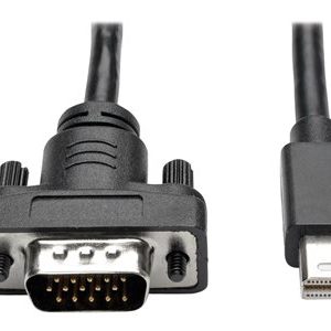Tripp Lite   3ft Mini DisplayPort to VGA Adapter Active Converter mdp to VGA 1920 x 1200 DPort 1.2 M/M 3′ display cable 3 ft P586-003-VGA-V2