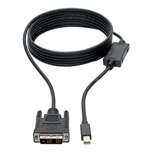 Tripp Lite   Mini DisplayPort to DVI Adapter Cable (M/M), 1080p, 10 ft. video adapter Mini DisplayPort to DVI-D 10 ft P586-010-DVI