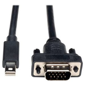 Tripp Lite   10ft Mini DisplayPort to VGA Adapter Active Converter mDP to VGA 1920 x 1200 DPort 1.2 M/M 10′ display cable 10 ft P586-010-VGA-V2