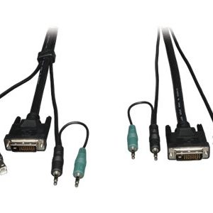 Tripp Lite   10ft Cable Kit for DVI / USB / Audio Secure KVM Switches 10′ video / USB / audio cable 10 ft P759-010
