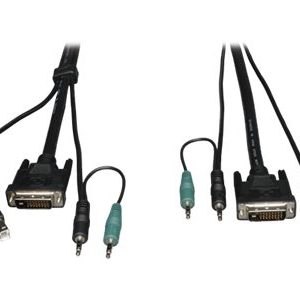 Tripp Lite   15ft Cable Kit for Secure DVI / USB / Audio KVM Switches 15′ video / USB / audio cable 15 ft P759-015