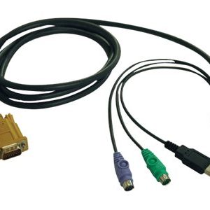 Tripp Lite   6ft USB / PS2 Cable Kit for KVM Switches B020-U08 / U16 & B022-U16 6′ keyboard / video / mouse (KVM) cable 6 ft P778-006
