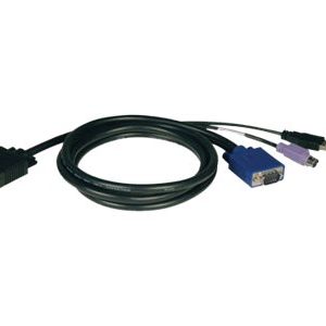Tripp Lite   6ft USB / PS2 Cable Kit for KVM Switches B040 / B042 Series KVMs 6′ keyboard / video / mouse (KVM) cable kit 6 ft P780-006