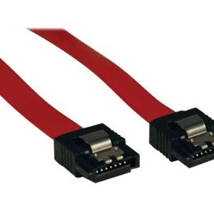 Tripp Lite   19in Serial ATA SATA Latching Signal Cable 7Pin / 7Pin M/M 19″ SATA cable 1.6 ft P940-19I
