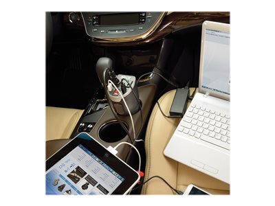 Tripp Lite 200W Car Inverter Cup Holder 12V 120V 2PT USB Charging