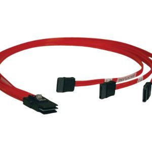 Tripp Lite   3ft Internal SAS Cable 4-Lane Mini-SAS SFF-8087 to 4x SATA 7Pin 3′ SATA / SAS cable 3 ft S508-003