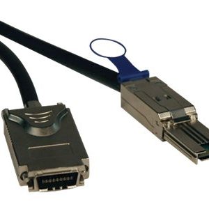 Tripp Lite   1m External SAS Cable mini-SAS SFF-8088 to 4xInfiniband SFF-8470 3ft 3′ SAS external cable 3.3 ft S520-01M