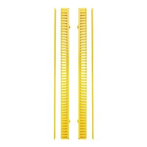 Tripp Lite   SmartRack Vertical Cable Manager Finger Duct with Cover, Yellow, 6 ft. (1.8 m) rack cable management duct with cover (vertica… SRCABLEDUCTVRTF