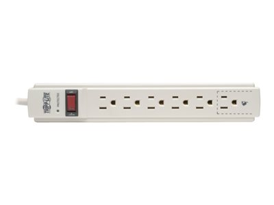 Tripp Lite Surge Protector Power Strip 120V 6 Outlet 8' Cord 990 Joule Flat  Plug - surge protector - 1.875 kW - TLP608 - Power Strips & Surge Protectors  