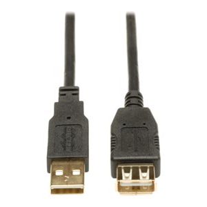 Tripp Lite   3ft USB 2.0 Hi-Speed Extension Cable Shielded A Male / Female 3′ USB extension cable USB to USB 3 ft U024-003