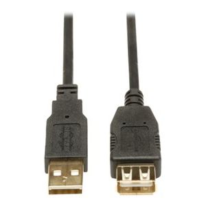 Tripp Lite   10ft USB 2.0 Hi-Speed Extension Cable Shielded A Male / Female 10′ USB cable USB to USB 10 ft U024-010