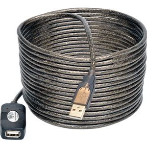 Tripp Lite   16ft USB 2.0 Extension Cable Active USB-A Male / USB-A Female 16′ USB extension cable USB to USB 16 ft U026-016