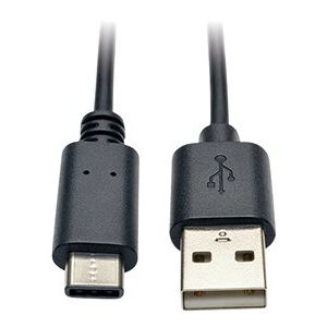 Tripp Lite   3ft USB 2.0 Hi-Speed Cable A Male to USB Type-C USB-C Male 3′ USB-C cable USB-C to USB 3 ft U038-003